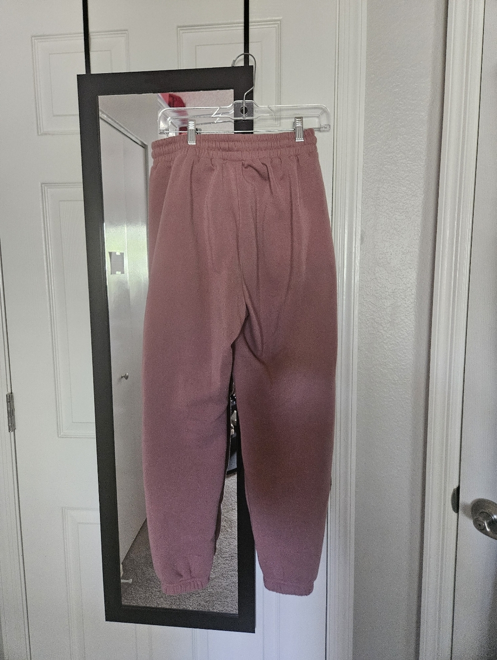 Cozy High-Waist Jogger  SweatPants in Like A Lilac Purple - Picture 2 of 7